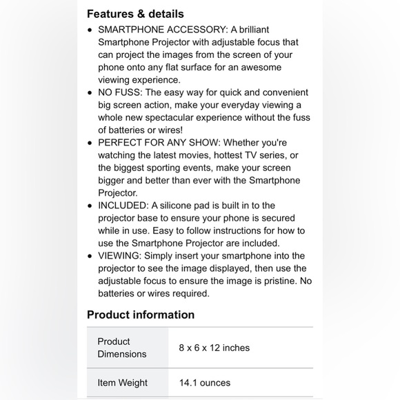 Smartphone Projector - Picture 7 of 8